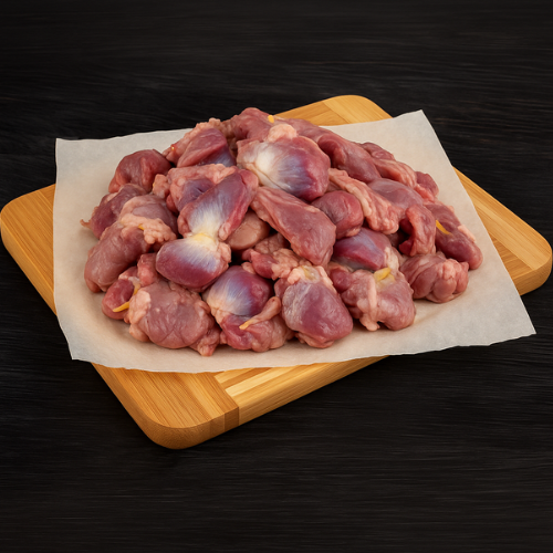 Whole, Uncleaned Chicken Gizzards (With Contents)